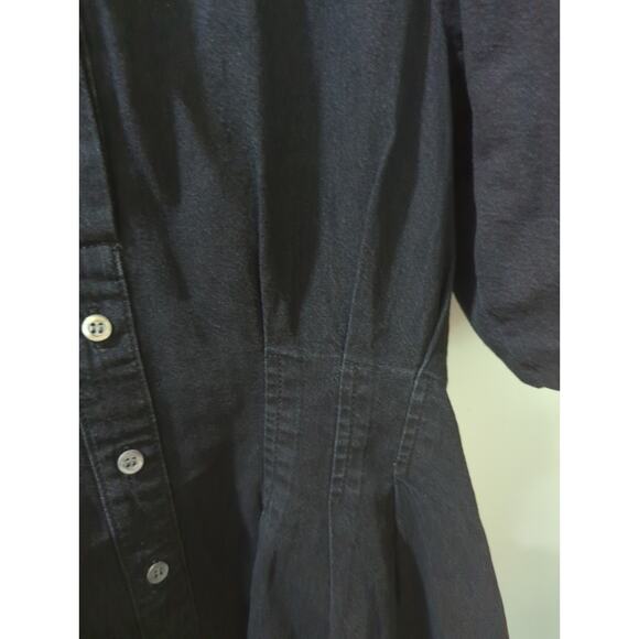 SIMKHAI Washed Black Balloon Pintuck Mini Dress NWT - Picture 4 of 6